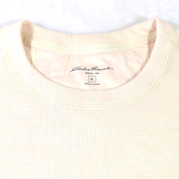 Eddie Bauer XL L waffle weave shirt NWOT - Picture 2 of 3